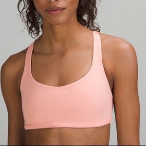 Lululemon Free To Be Bra*Wild - A/B Cup ~ Dew Pink ~size 8, tag removed